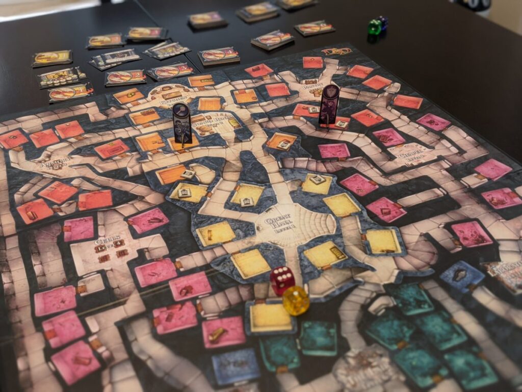 Dungeon! Board Game board and pieces